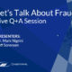 Let’s Talk About Fraud, webinar on November 12, 2020